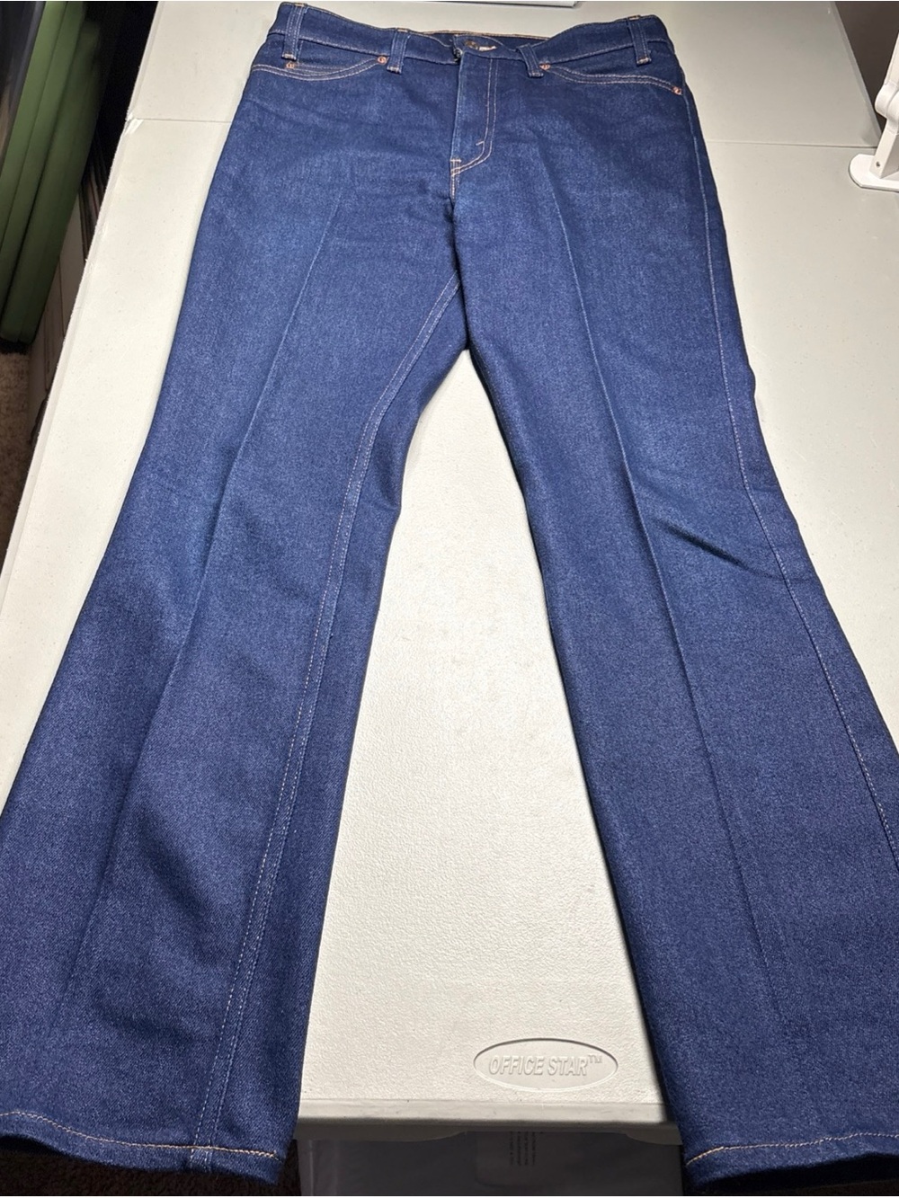 Levis 00517-0217 Orange Tab Jeans 517 Boot Cut Vintage Made In USA 95 34X32 mens